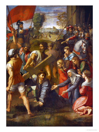 Raphael Christ Falls on the Way to Calvary